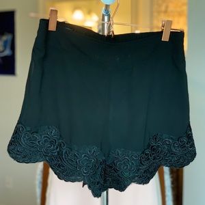 Paper Crane Black Dressy Shorts S Small
